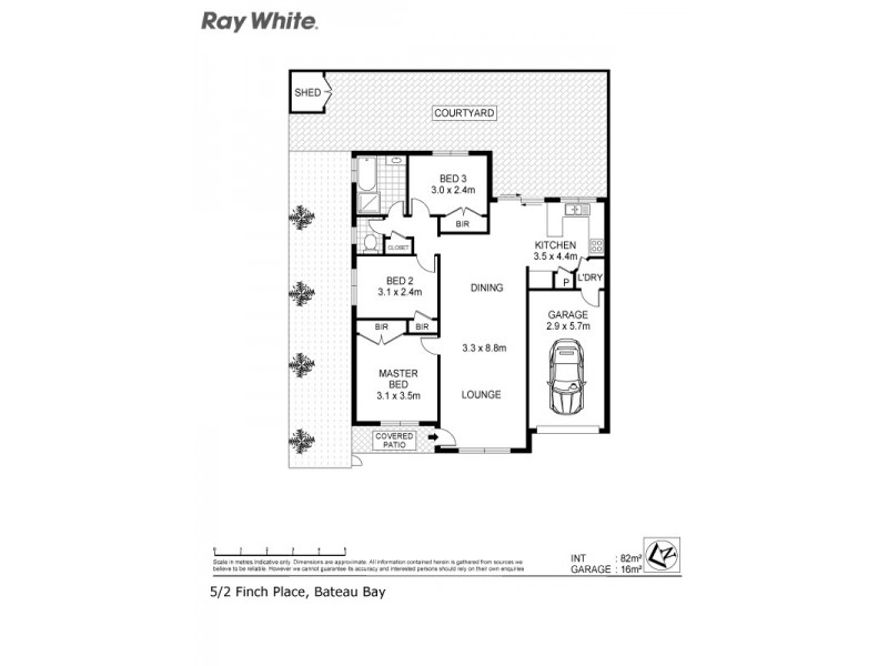 5/2 Finch Place, Bateau Bay NSW 2261 Floorplan