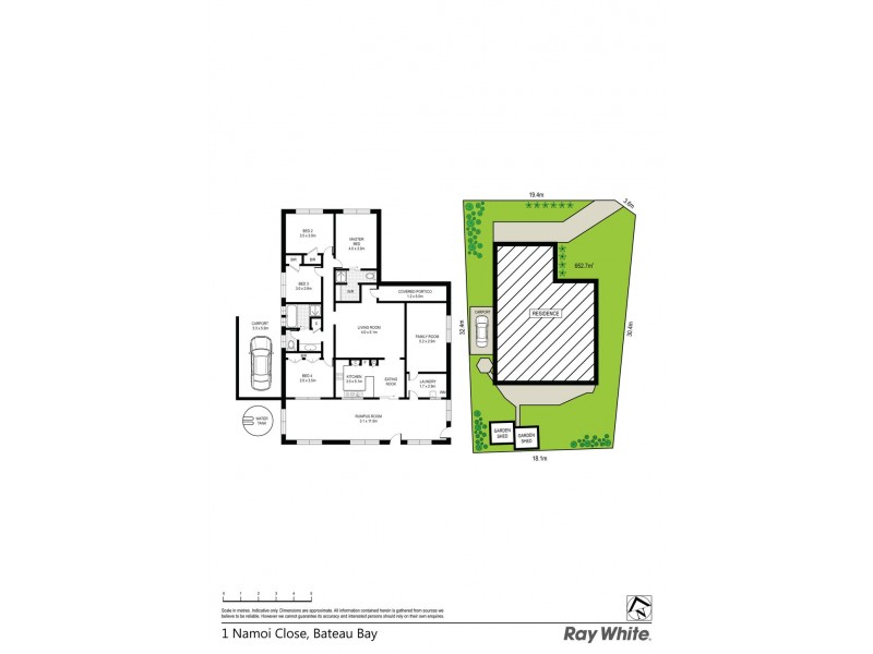 1 Namoi Close, Bateau Bay NSW 2261 Floorplan