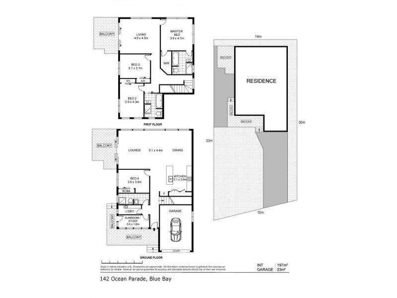 142 Ocean Parade, Blue Bay NSW 2261 Floorplan