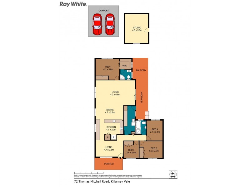 72 Thomas Mitchell Road, Killarney Vale NSW 2261 Floorplan