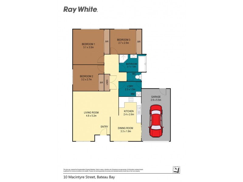 10 Macintyre Street, Bateau Bay NSW 2261 Floorplan