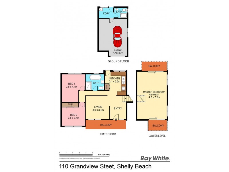 110 Grandview Street, Shelly Beach NSW 2261 Floorplan