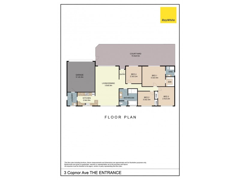 3 Copnor Avenue, The Entrance NSW 2261 Floorplan