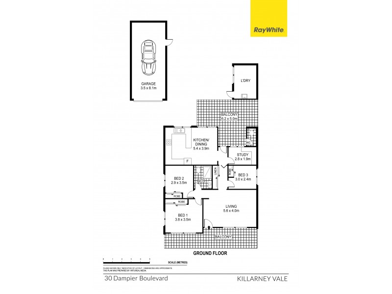 30 Dampier Boulevard, Killarney Vale NSW 2261 Floorplan