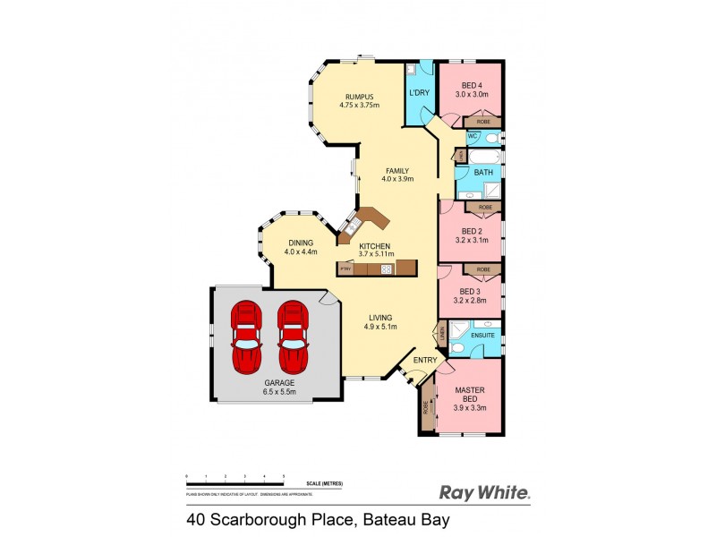 40 Scarborough Place, Bateau Bay NSW 2261 Floorplan