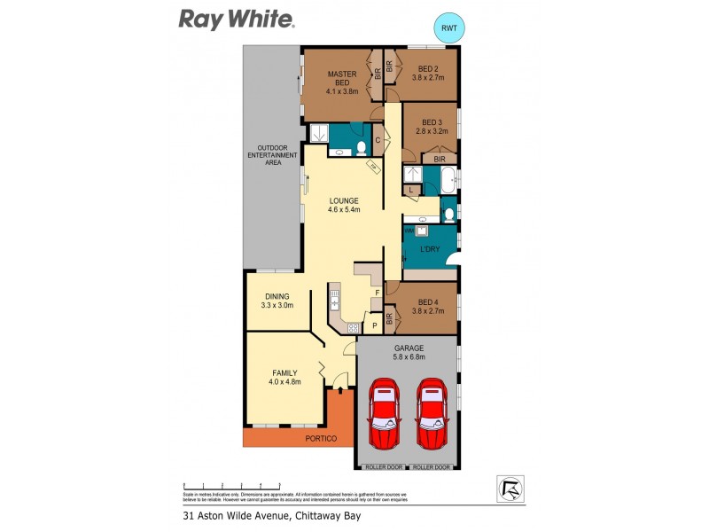 31 Aston Wilde Avenue, Chittaway Bay NSW 2261 Floorplan