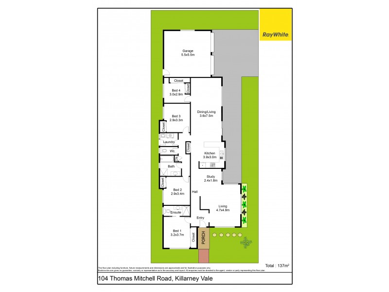 104 Thomas Mitchell Road, Killarney Vale NSW 2261 Floorplan