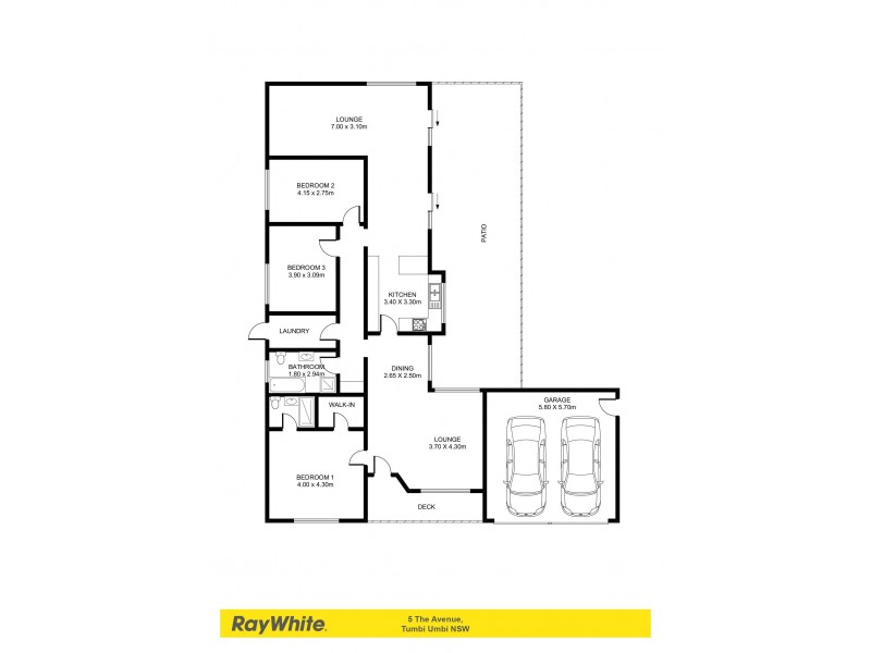 5 The Avenue, Tumbi Umbi NSW 2261 Floorplan