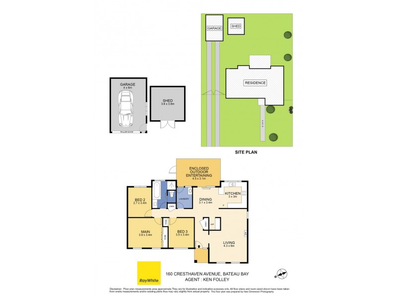 160 Cresthaven Avenue, Bateau Bay NSW 2261 Floorplan