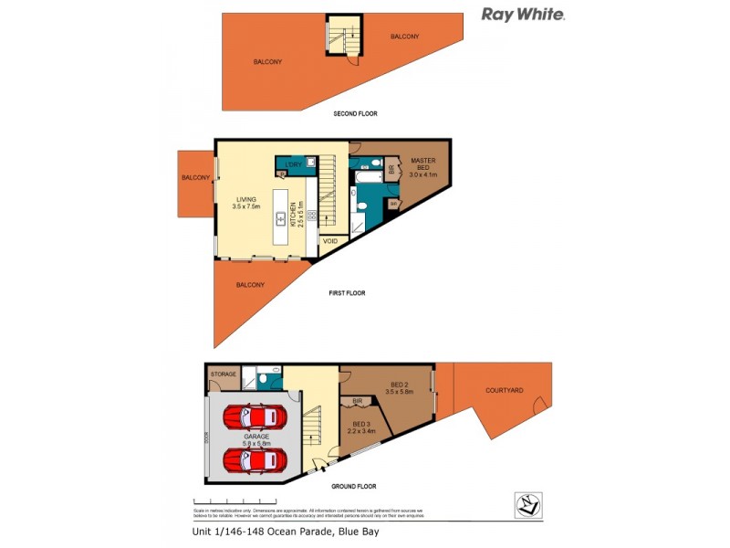 1/146-148 Ocean Parade, Blue Bay NSW 2261 Floorplan