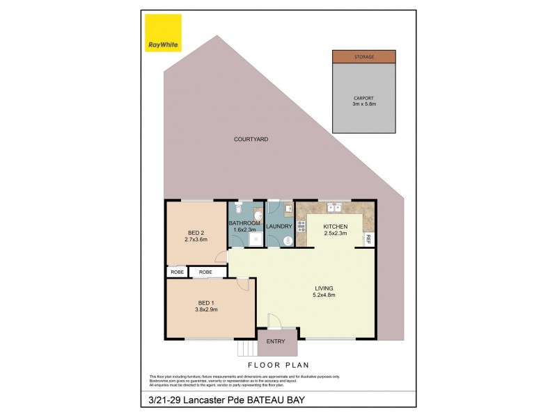 3/21-29 Lancaster Parade, Bateau Bay NSW 2261 Floorplan