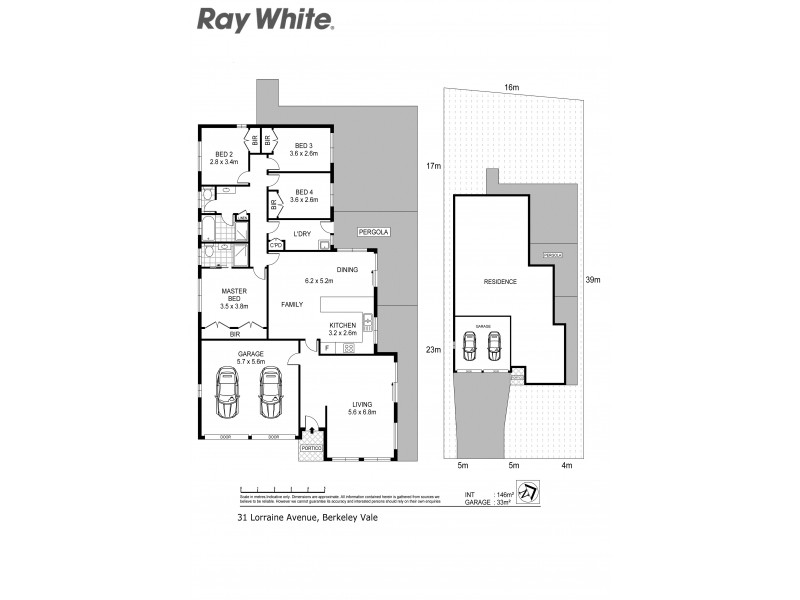 31 Lorraine Avenue, Berkeley Vale NSW 2261 Floorplan