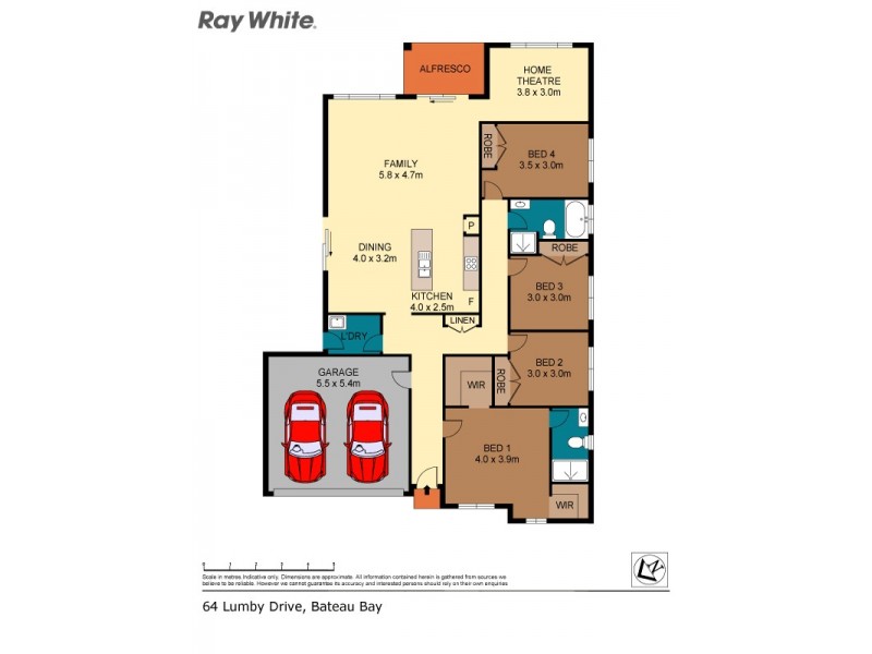 64 Lumby Drive, Bateau Bay NSW 2261 Floorplan