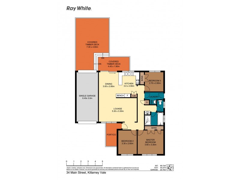 34 Main Street, Killarney Vale NSW 2261 Floorplan
