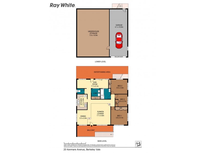 20 Kenmare Avenue, Berkeley Vale NSW 2261 Floorplan