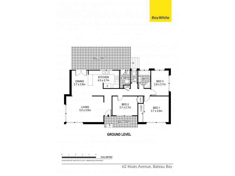 62 Keats Avenue, Bateau Bay NSW 2261 Floorplan