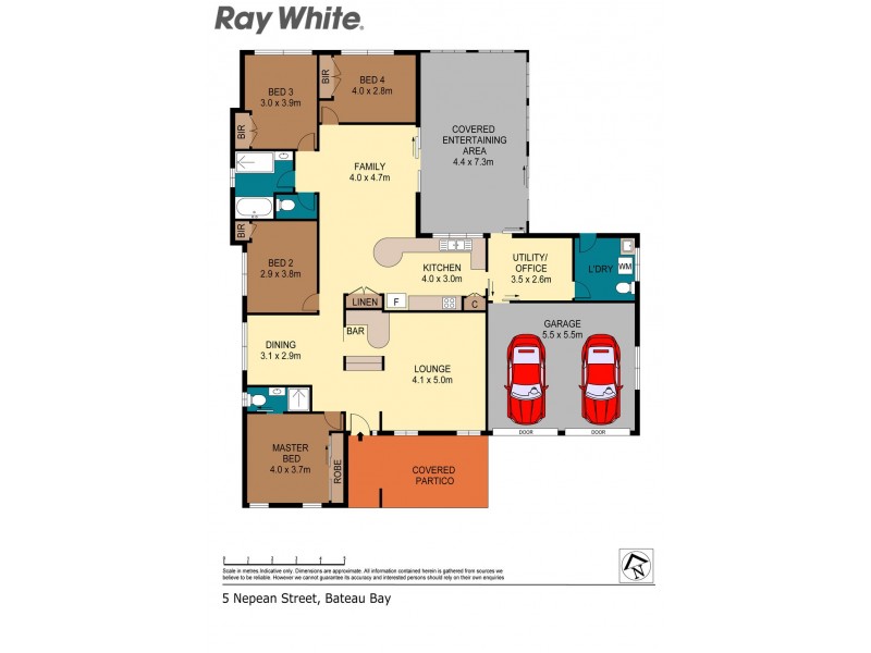 5 Nepean Street, Bateau Bay NSW 2261 Floorplan