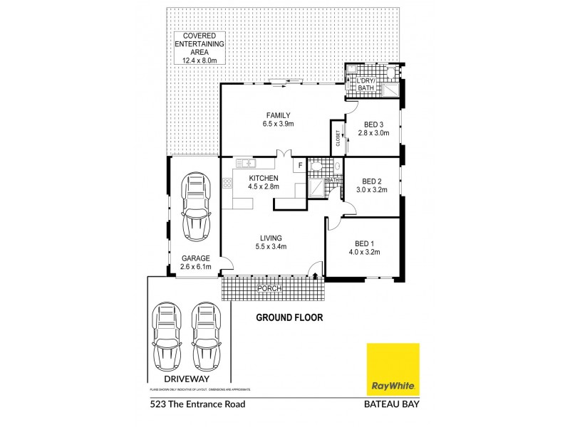 523 The Entrance Road, Bateau Bay NSW 2261 Floorplan