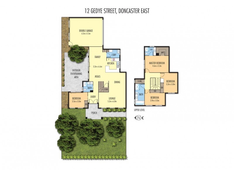 12 Gedye Street, Doncaster East VIC 3109 Floorplan