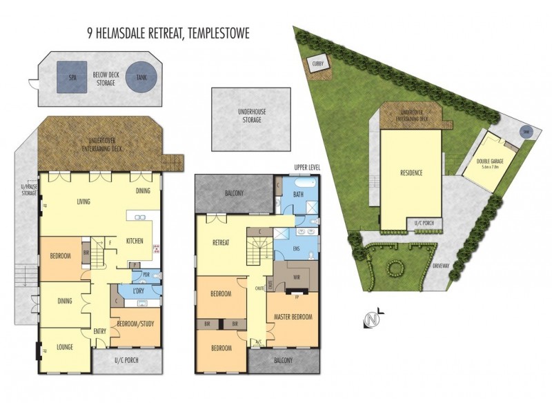 9 Helmsdale Retreat, Templestowe VIC 3106 Floorplan