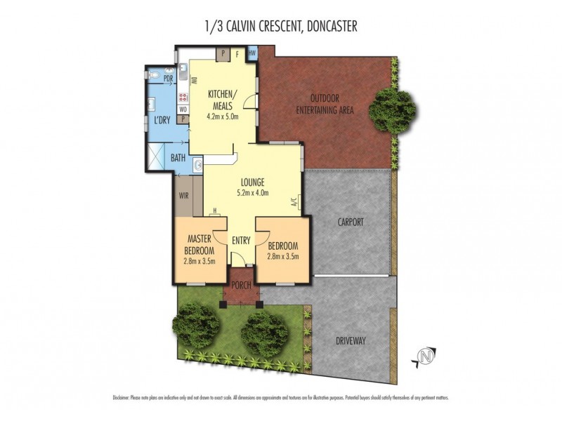 1/3 Calvin Cres, Doncaster East VIC 3109 Floorplan
