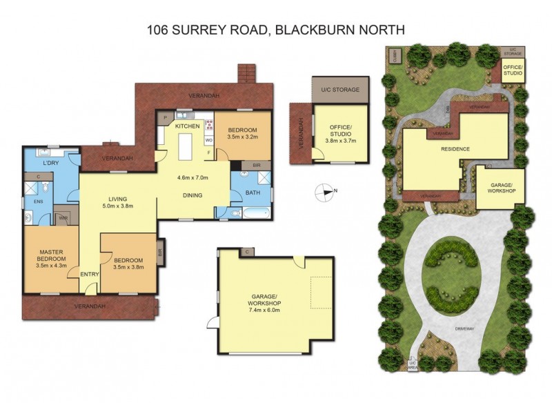 106 Surrey Road, Blackburn North VIC 3130 Floorplan