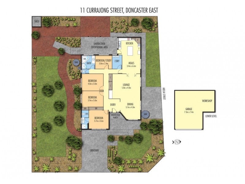 11 Currajong Street, Doncaster East VIC 3109 Floorplan