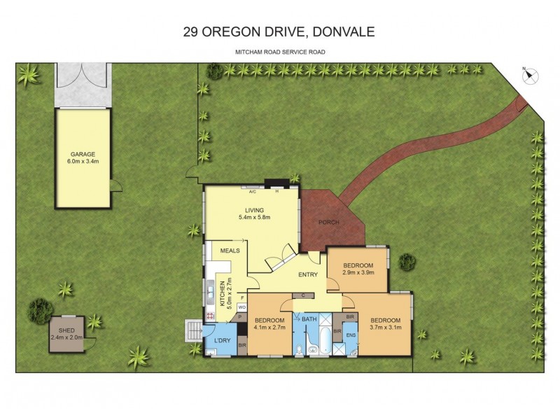 29 Oregon Drive, Donvale VIC 3111 Floorplan