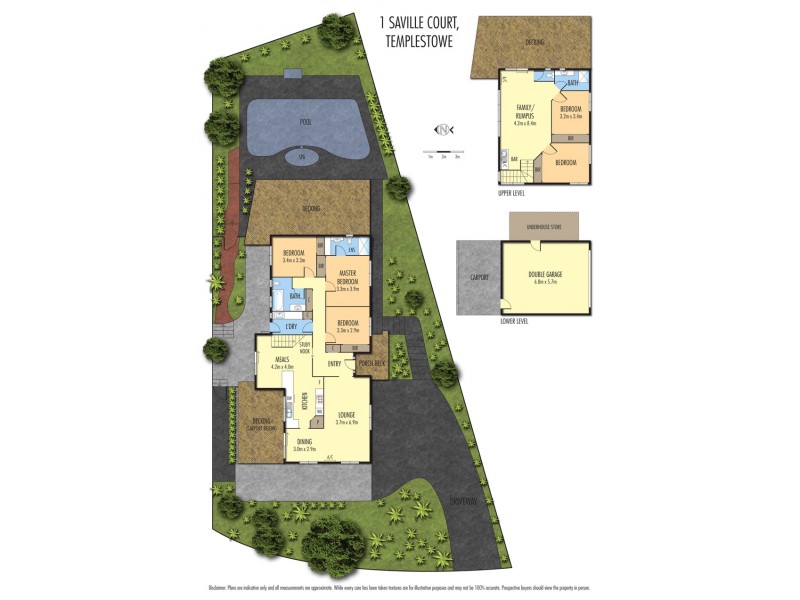 1 Saville Court, Templestowe VIC 3106 Floorplan