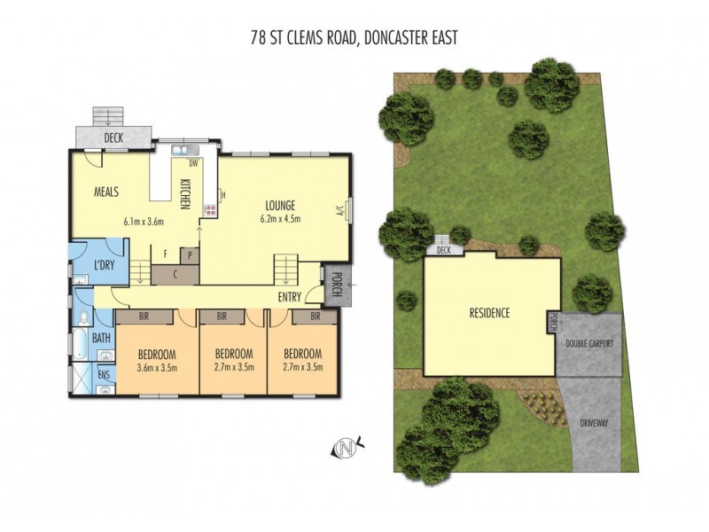78 St Clems Road, Doncaster East VIC 3109 Floorplan