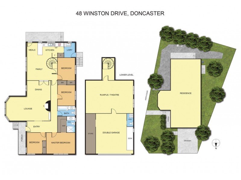 48 Winston Drive, Doncaster VIC 3108 Floorplan