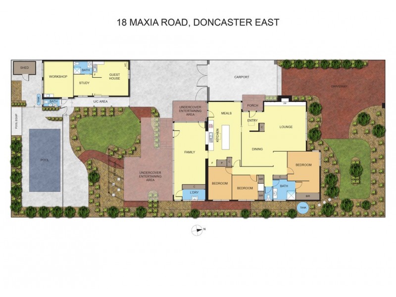 18 Maxia Road, Doncaster East VIC 3109 Floorplan