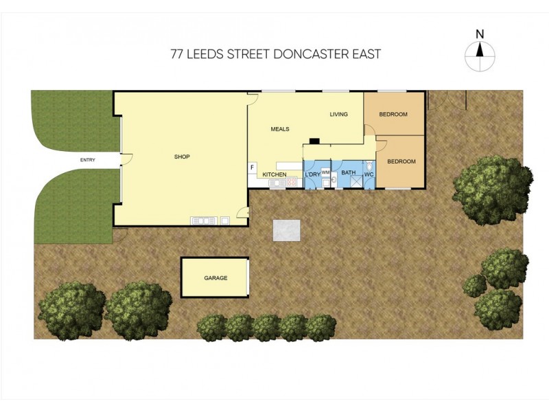 77 Leeds Street, Doncaster East VIC 3109 Floorplan