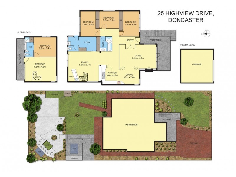 25 Highview Drive, Doncaster VIC 3108 Floorplan