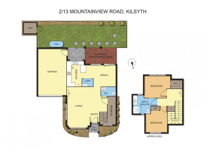 2/13 Mountain View Road, Kilsyth VIC 3137 Floorplan