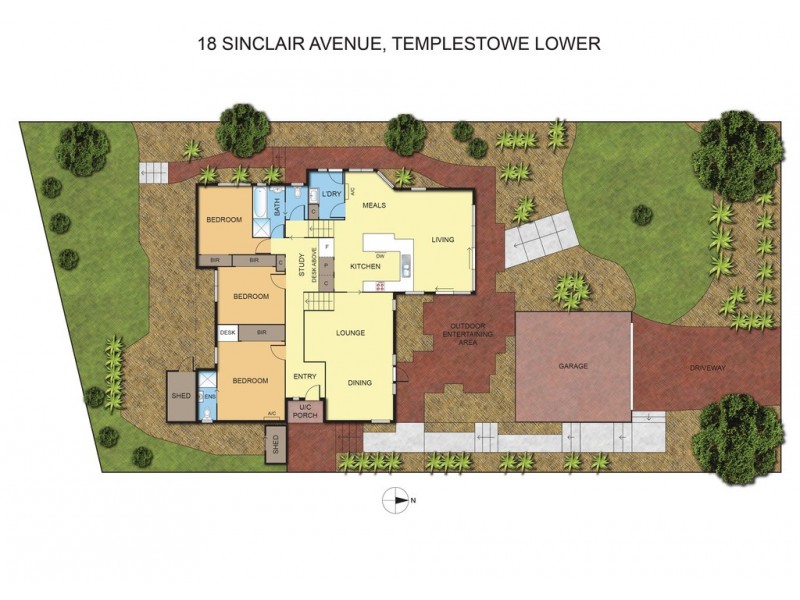 18 Sinclair Avenue, Templestowe Lower VIC 3107 Floorplan