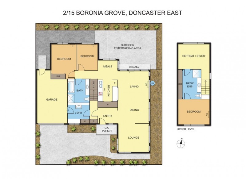 2/15 Boronia Grove, Doncaster East VIC 3109 Floorplan