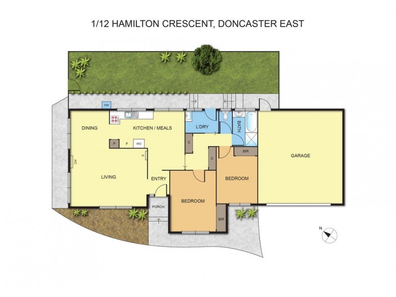 1/12 Hamilton Crescent, Doncaster East VIC 3109 Floorplan