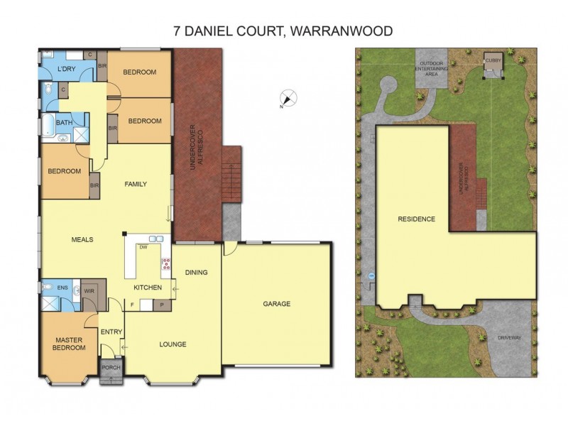7 Daniel Court, Warranwood VIC 3134 Floorplan