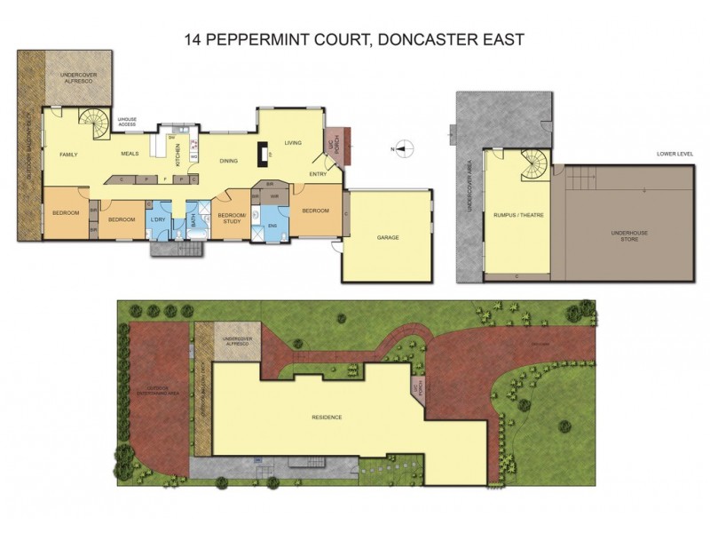 14 Peppermint Court, Doncaster East VIC 3109 Floorplan