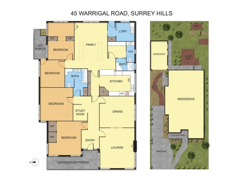 45 Warrigal Rd, Surrey Hills VIC 3127 Floorplan