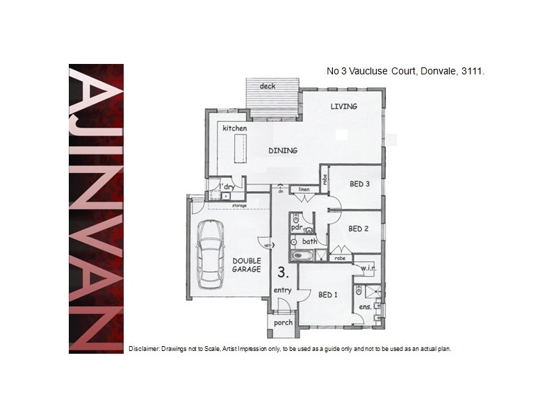 3 Vaucluse Court (off 25 Leslie St), Donvale VIC 3111