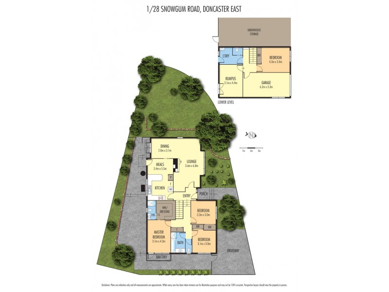 1/28 Snow Gum Road, Doncaster East VIC 3109 Floorplan