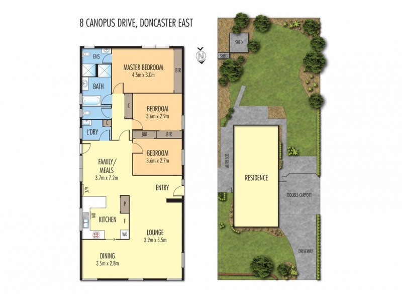 8 Canopus Drive, Doncaster East VIC 3109 Floorplan