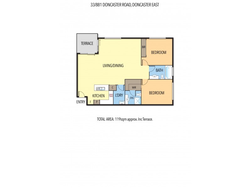 33/881 Doncaster Road, Doncaster East VIC 3109 Floorplan