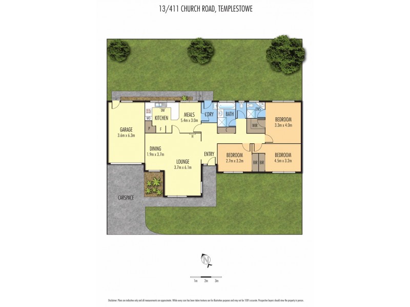 13/411 Church Road, Templestowe VIC 3106 Floorplan