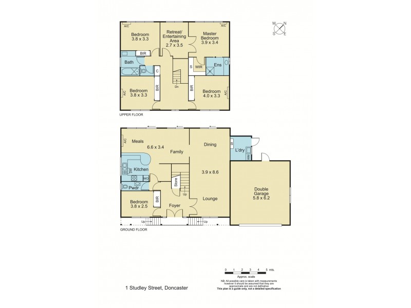 1 Studley Street, Doncaster VIC 3108 Floorplan