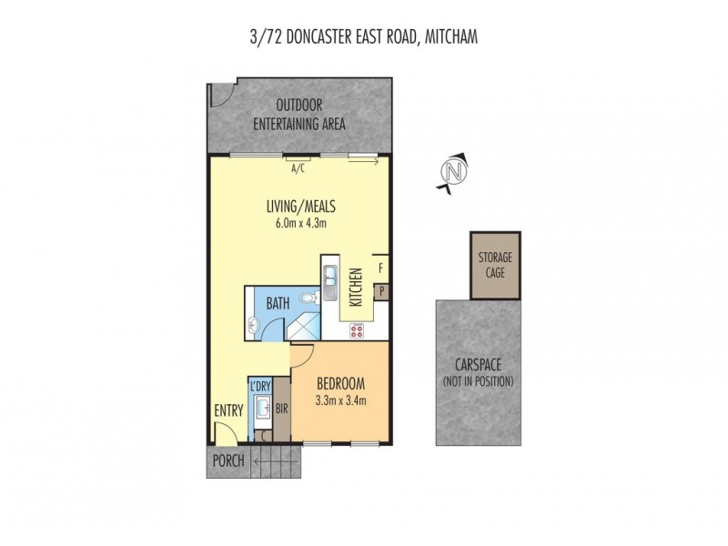3/72 Doncaster East Rd, Mitcham VIC 3132 Floorplan