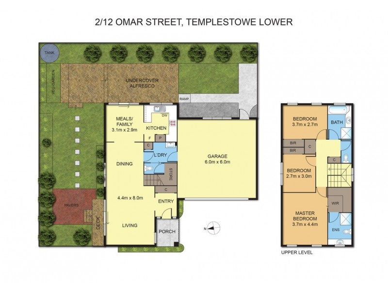 2/12 Omar Street, Templestowe Lower VIC 3107 Floorplan
