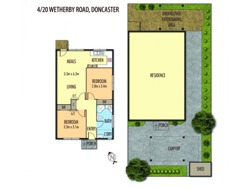 4/20 Wetherby Road, Doncaster VIC 3108 Floorplan